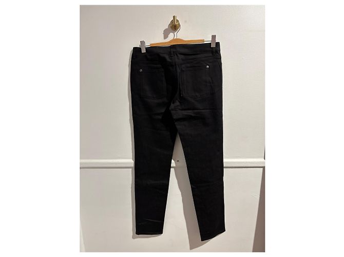 Jeans CHANEL T.FR 42 Algodão Preto - vista 5