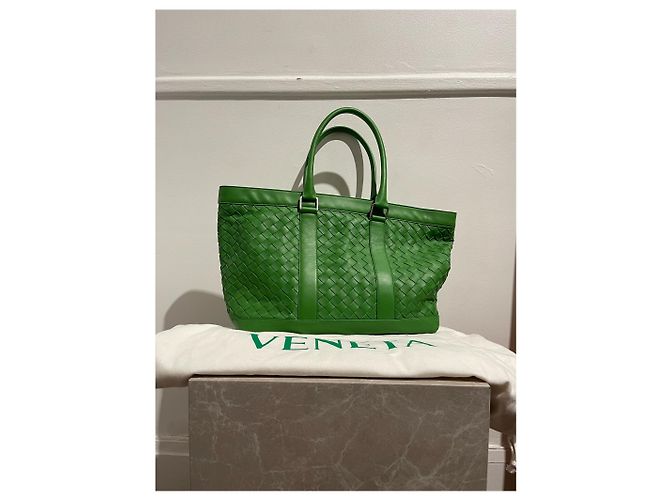 BOTTEGA VENETA Borse T. Pelle Verde - vista 7