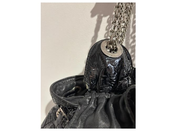 Cannage Borse DIOR T. Pelle verniciata Nero - vista 10