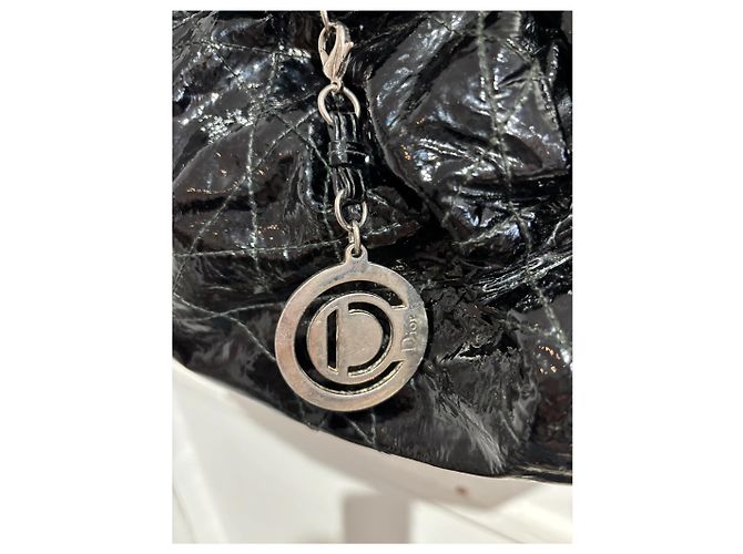 Cannage Borse DIOR T. Pelle verniciata Nero - vista 3