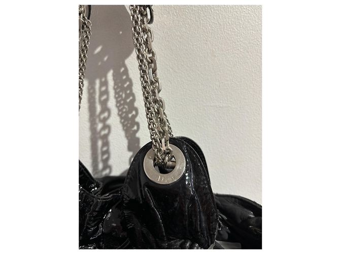 Cannage Borse DIOR T. Pelle verniciata Nero - vista 4