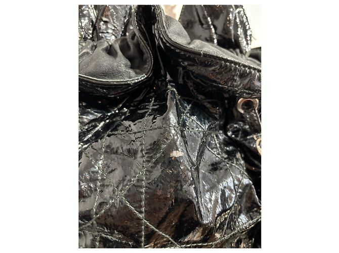 Cannage Borse DIOR T. Pelle verniciata Nero - vista 6