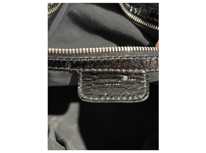 Cannage Borse DIOR T. Pelle verniciata Nero - vista 9