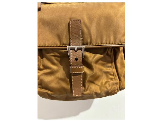 Borse PRADA T. Sintetico Cammello - vista 6