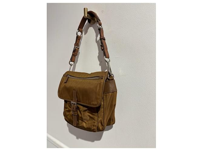 Borse PRADA T. Sintetico Cammello - vista 7