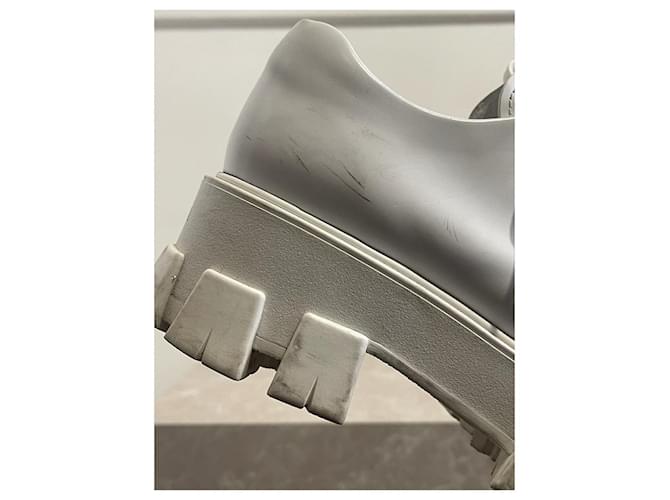 PRADA Mules e zoccoli T.EU 37.5 Pelle Bianco - vista 6