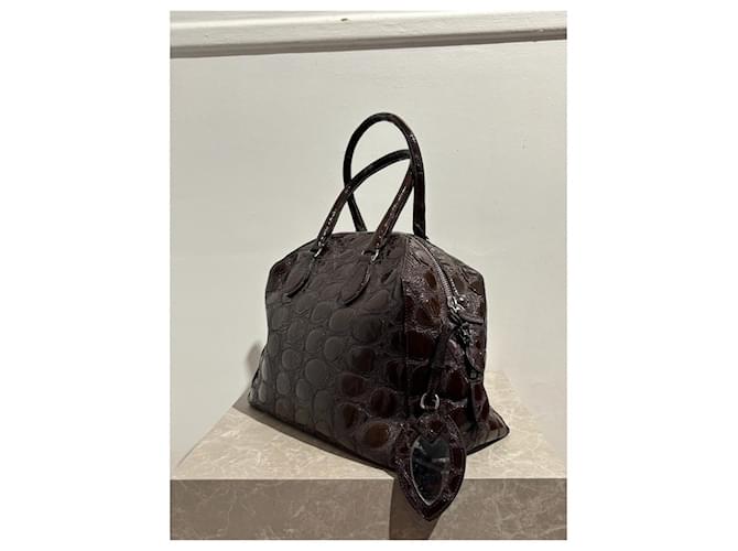 Alaïa Borse ALAIA T. Pelle Marrone - vista 2