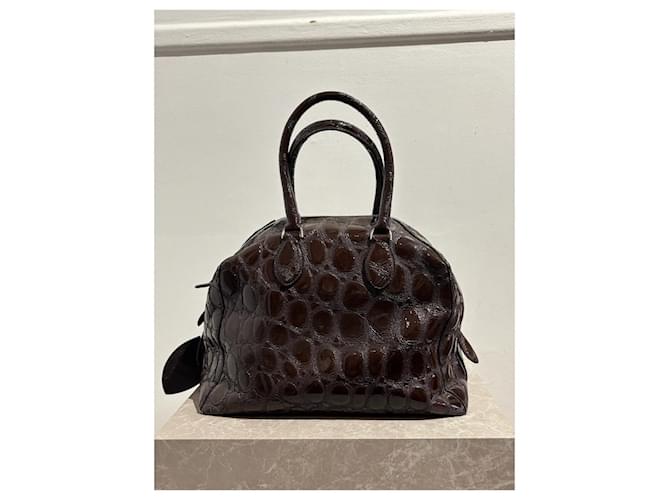 Alaïa Borse ALAIA T. Pelle Marrone - vista 4
