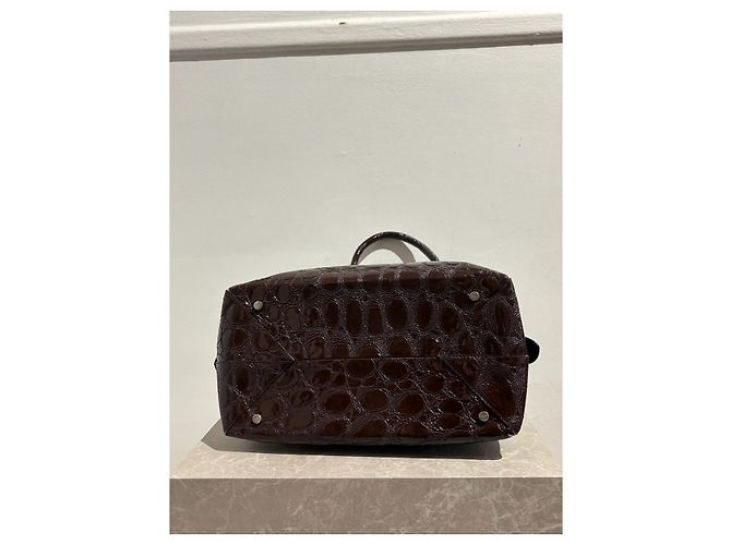 Alaïa Borse ALAIA T. Pelle Marrone - vista 5