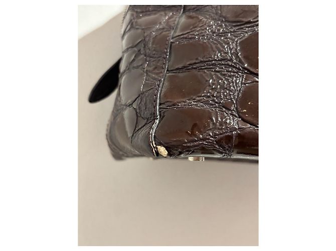 Alaïa Borse ALAIA T. Pelle Marrone - vista 7