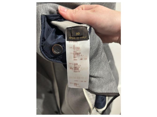 Giacca LOUIS VUITTON T.International M in cotone Grigio - vista 6