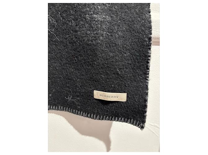 Sciarpe BURBERRY T. Lana Nero - vista 4