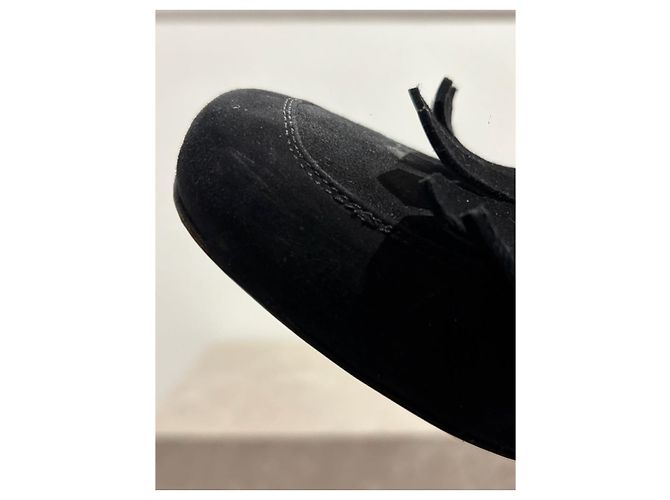 PRADA Tacchi T.EU 38.5 Camoscio Nero - vista 10