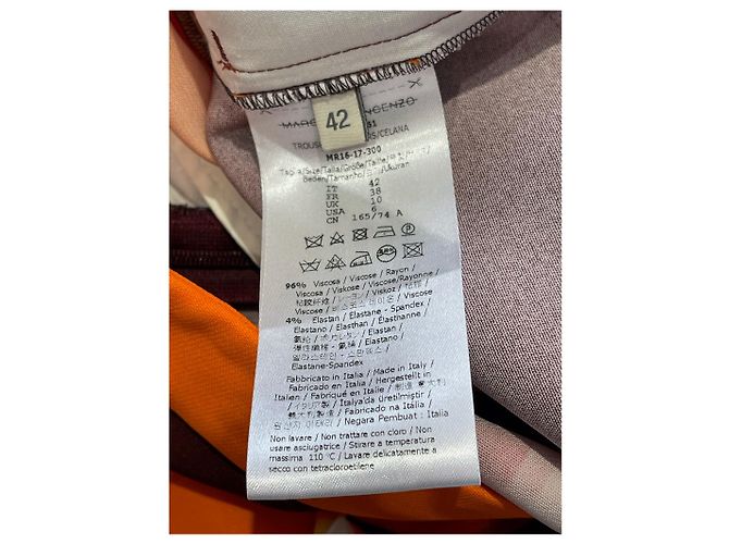 Autre Marque Pantalón Marco de Vincenzo T.38 Nuevo Naranja - vista 6