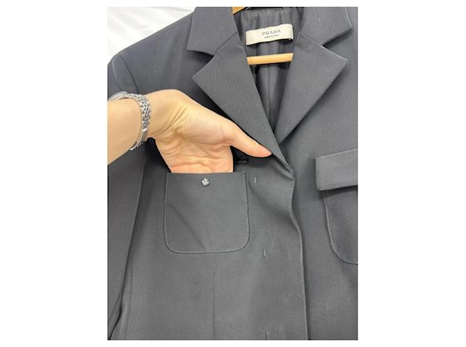 Prada Blazer Jacke Schwarz - Ansicht 15