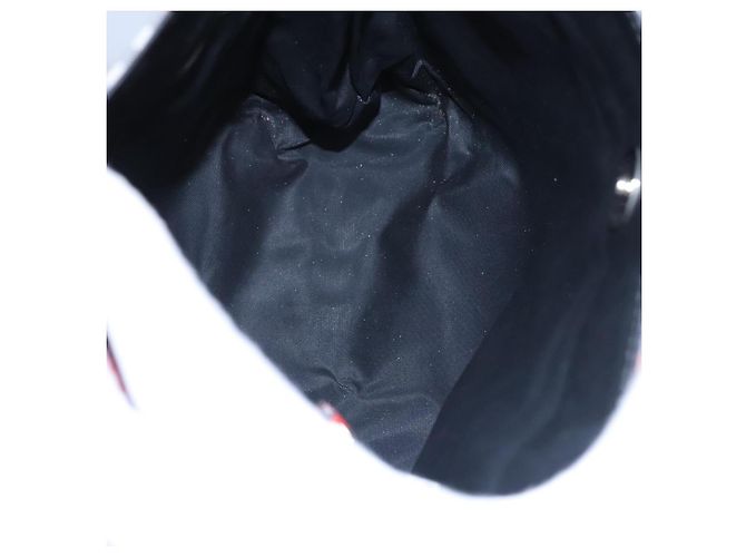 Borsa a mano in nylon a quadri Nova di BURBERRY rossa Auth ti2831 Rosso - vista 17