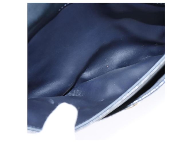 BALLY Borsa a Spalla in Pelle Trapuntata con Catena Nera Oro Auth JB009 Nero D'oro - vista 21