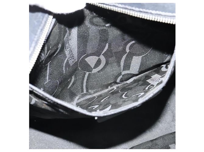 Borsa a Spalla Vala in Tela Nera Salvatore Ferragamo Auth fm4422 Nero - vista 18