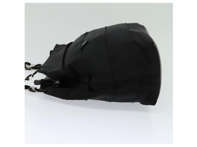 Borsa a Spalla Vala in Tela Nera Salvatore Ferragamo Auth fm4422 Nero - vista 4