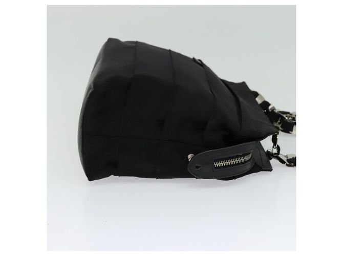 Borsa a Spalla Vala in Tela Nera Salvatore Ferragamo Auth fm4422 Nero - vista 5