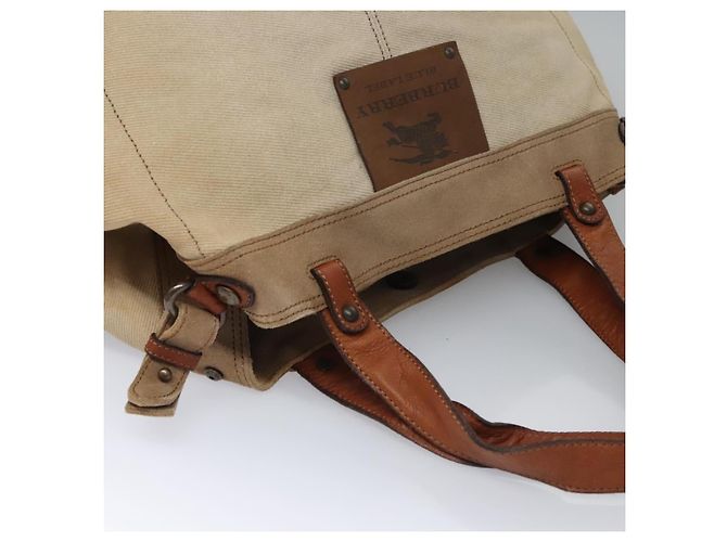 Burberry Tote Bag aus Canvas Beige Auth bs22667 - Ansicht 7