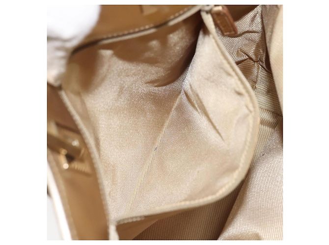 Bolsa tote em canvas GG Gucci dourada 002 1099 Auth nb079 Dourado - vista 19