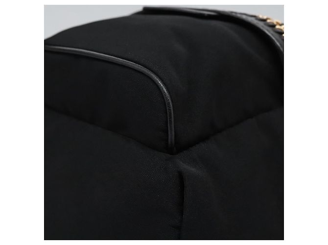 Autre Marque Zaino Stella MacCartney in nylon oro nero Auth BA395 D'oro - vista 11