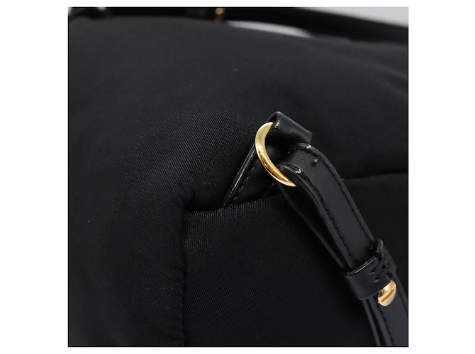 Autre Marque Zaino Stella MacCartney in nylon oro nero Auth BA395 D'oro - vista 13
