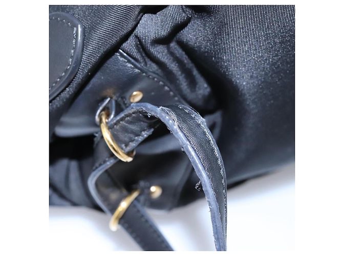 Autre Marque Zaino Stella MacCartney in nylon oro nero Auth BA395 D'oro - vista 15