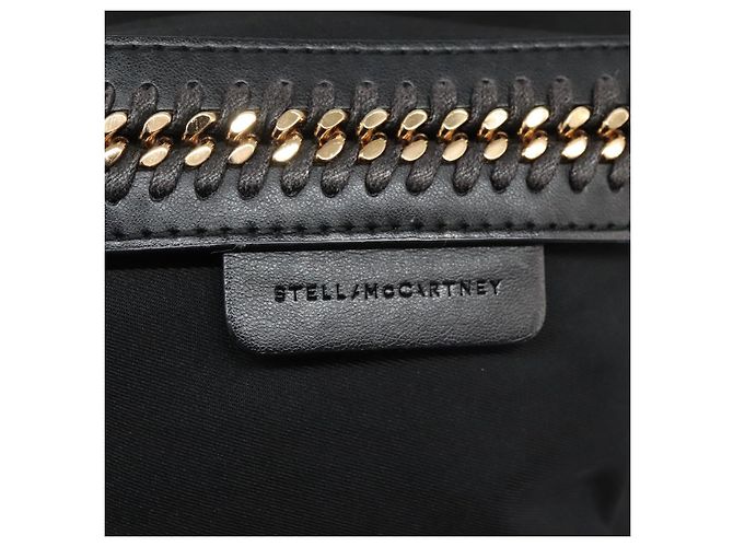 Autre Marque Zaino Stella MacCartney in nylon oro nero Auth BA395 D'oro - vista 17