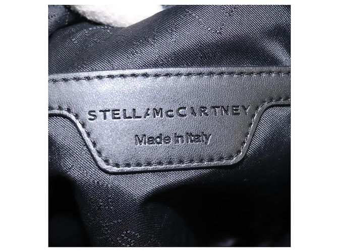 Autre Marque Zaino Stella MacCartney in nylon oro nero Auth BA395 D'oro - vista 20