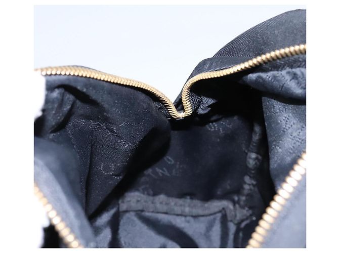 Autre Marque Zaino Stella MacCartney in nylon oro nero Auth BA395 D'oro - vista 23