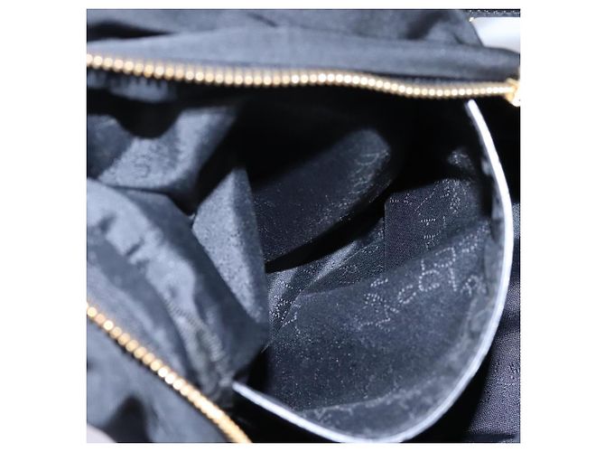 Autre Marque Zaino Stella MacCartney in nylon oro nero Auth BA395 D'oro - vista 24