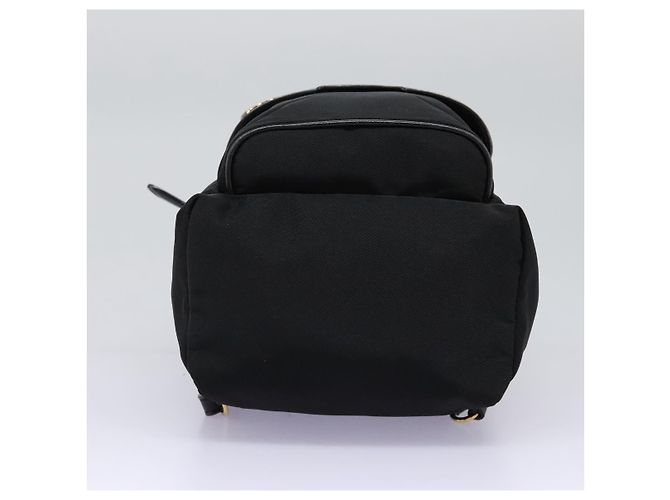 Autre Marque Zaino Stella MacCartney in nylon oro nero Auth BA395 D'oro - vista 9