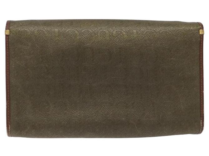 Borsa a Spalla GUCCI in Tela Khaki 004 084 0289 Auth th5746 Cachi - vista 3