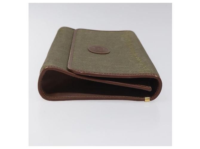 Borsa a Spalla GUCCI in Tela Khaki 004 084 0289 Auth th5746 Cachi - vista 4