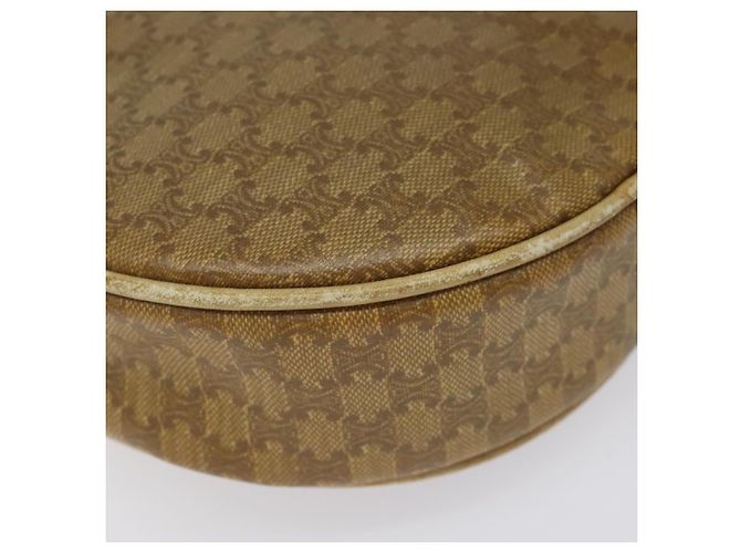 Céline Borsa a spalla in tela Macadam CELINE marrone Auth BA469 - vista 11