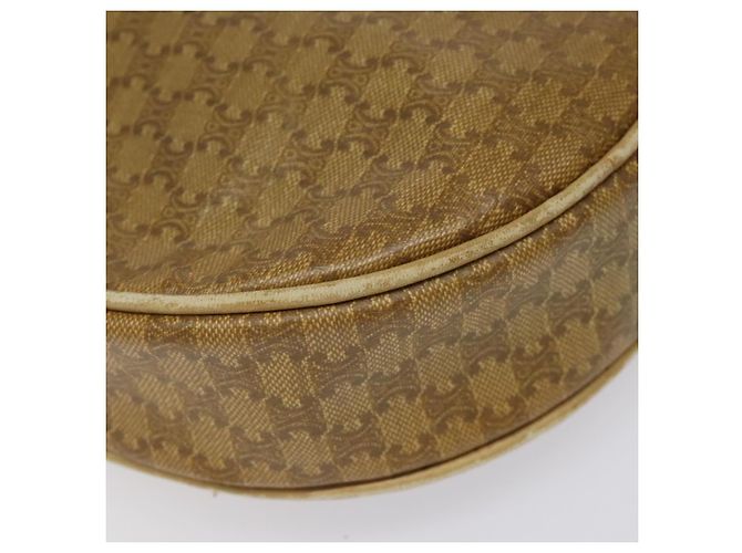 Céline Borsa a spalla in tela Macadam CELINE marrone Auth BA469 - vista 13