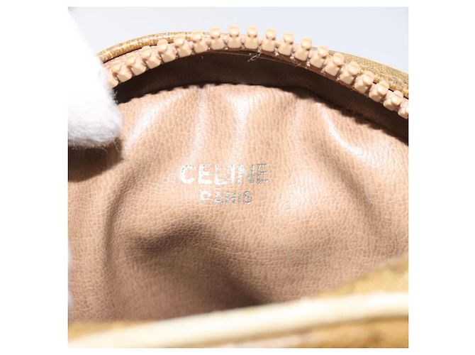 Céline Borsa a spalla in tela Macadam CELINE marrone Auth BA469 - vista 16