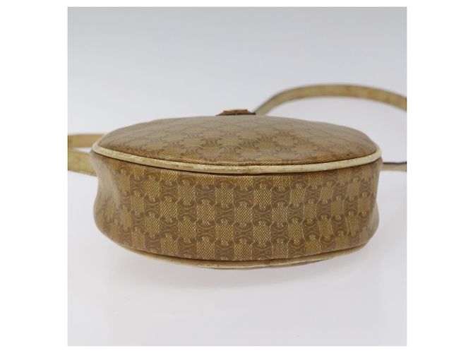 Céline Borsa a spalla in tela Macadam CELINE marrone Auth BA469 - vista 9