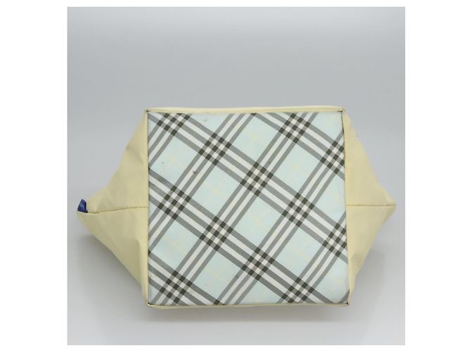 Autre Marque Borsa Tote Burberrys Blue Label in nylon giallo Auth ti2803 - vista 10