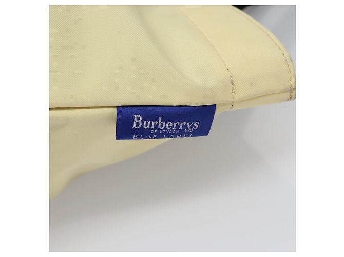Autre Marque Borsa Tote Burberrys Blue Label in nylon giallo Auth ti2803 - vista 16