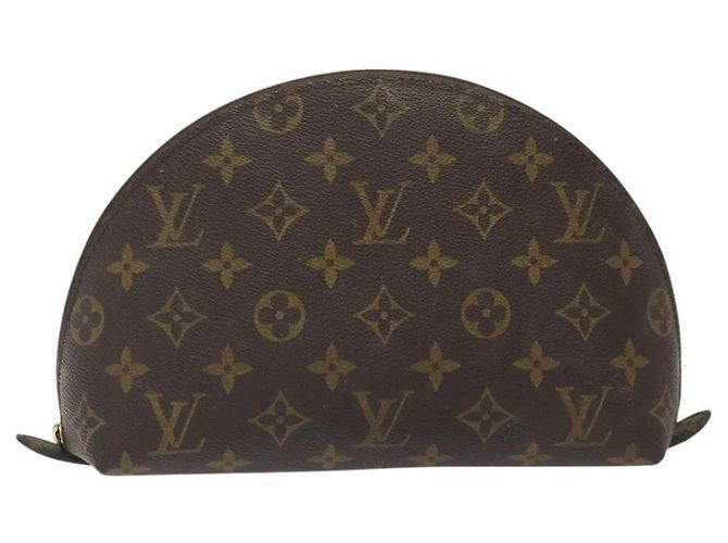 LOUIS VUITTON Pochette Cosmetica Demi Ronde Monogramma M47520 LV Auth EC293 - vista 13
