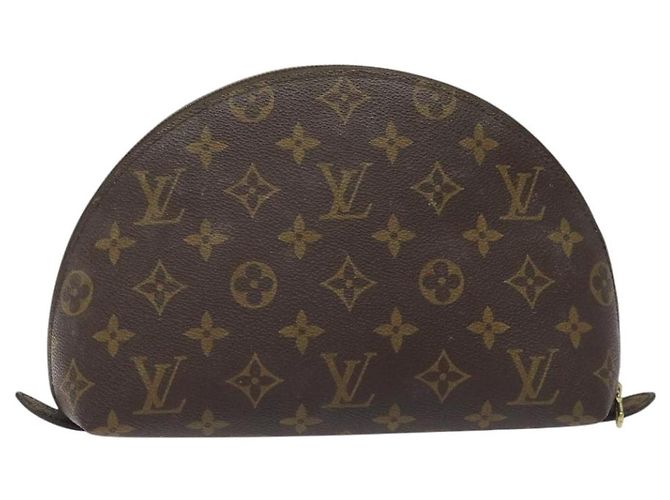 LOUIS VUITTON Pochette Cosmetica Demi Ronde Monogramma M47520 LV Auth EC293 - vista 2