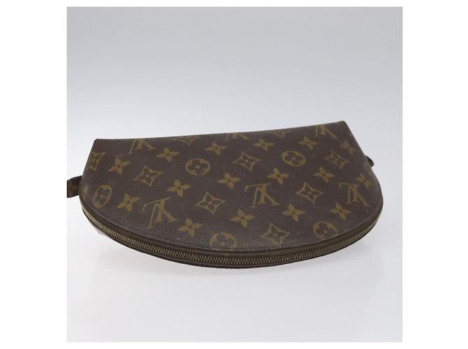 LOUIS VUITTON Pochette Cosmetica Demi Ronde Monogramma M47520 LV Auth EC293 - vista 5