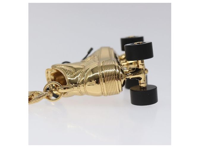 CHANEL Rollschuh Charm aus Metall Gold CC Auth bs23306A Golden - Ansicht 10