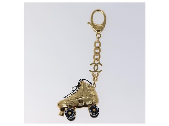 CHANEL Rollschuh Charm aus Metall Gold CC Auth bs23306A Golden - Ansicht 2