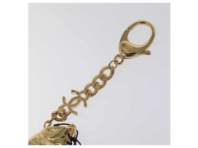 CHANEL Rollschuh Charm aus Metall Gold CC Auth bs23306A Golden - Ansicht 4