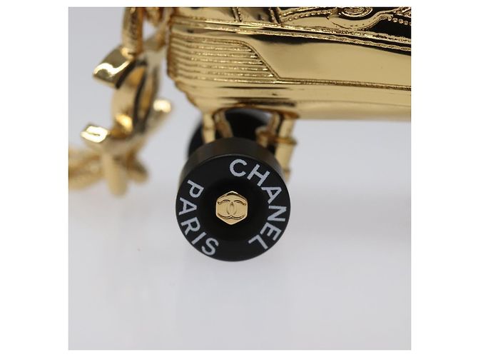 CHANEL Rollschuh Charm aus Metall Gold CC Auth bs23306A Golden - Ansicht 8
