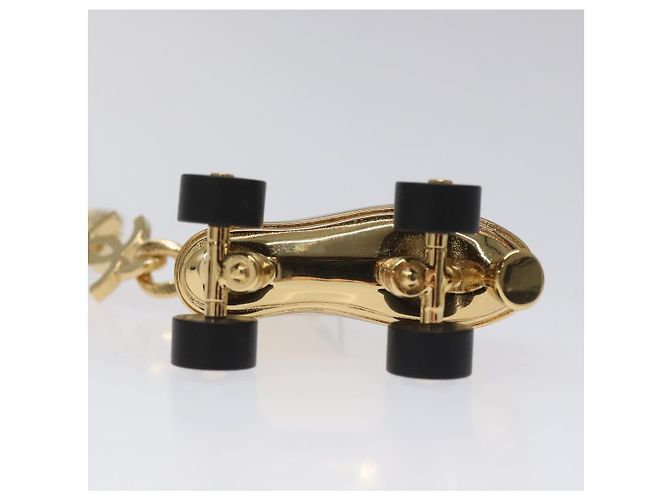 CHANEL Rollschuh Charm aus Metall Gold CC Auth bs23306A Golden - Ansicht 9